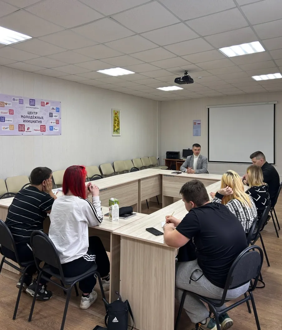 Очередная встреча Совета студентов с директором техникума А.А. Галкиным.