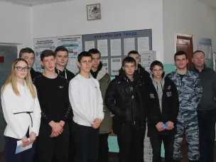 В гостях учащиеся техникума