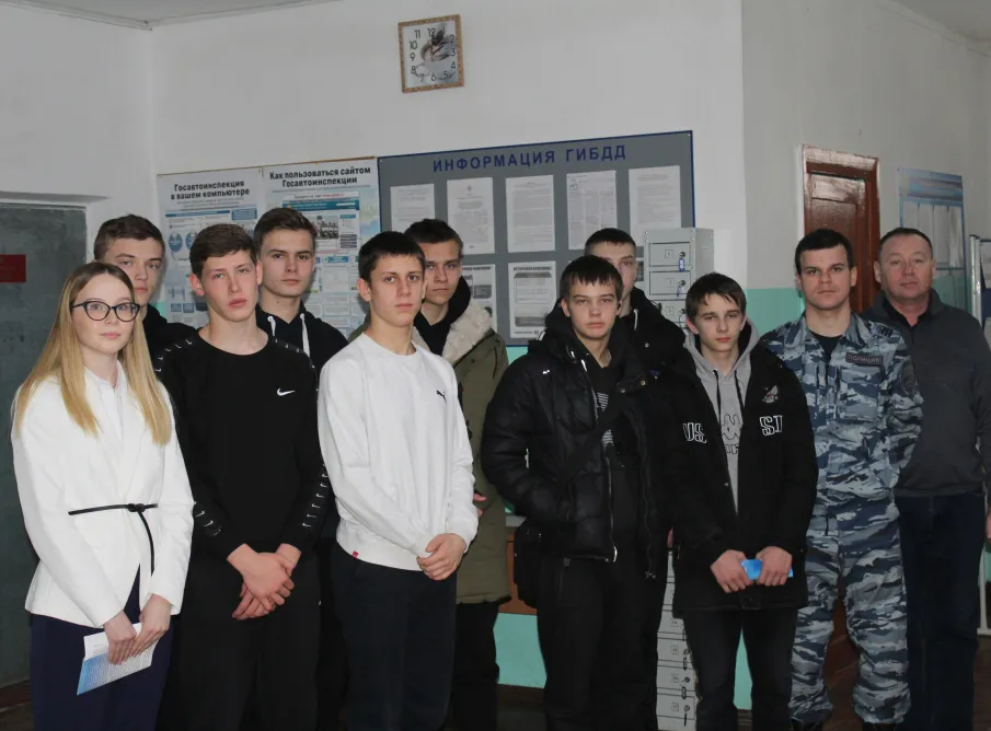 В гостях учащиеся техникума