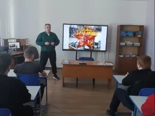 Единый урок «Советские спортсмены – солдаты Победы», посвященный празднованию 80-й годовщины Победы в Великой Отечественной войне.