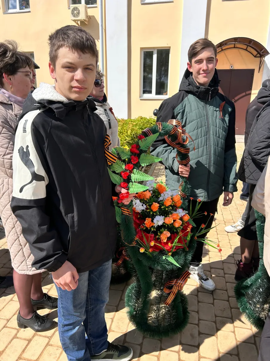 Участие в торжественном митинге, посвященном Дню Победы