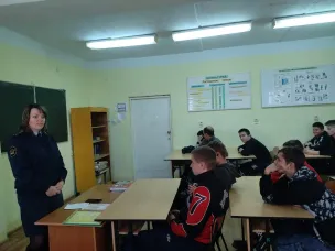 Беседа с обучающимися 1 курса в рамках операции «Дети России - 2022»
